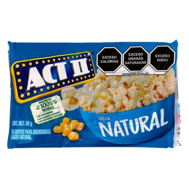 Palomitas sabor natural 80g