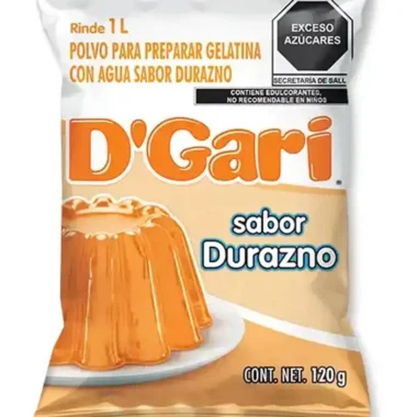 Gelatina DGari Durazno