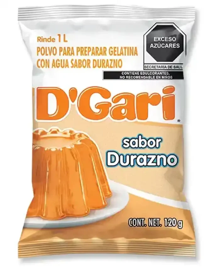 Gelatina DGari Durazno