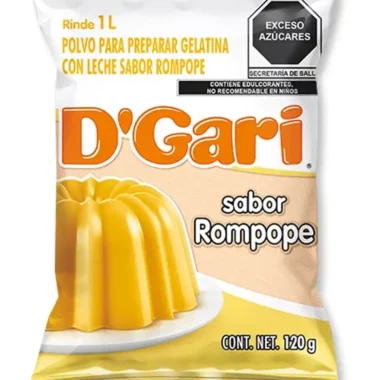 Gelatina DGari Rompope