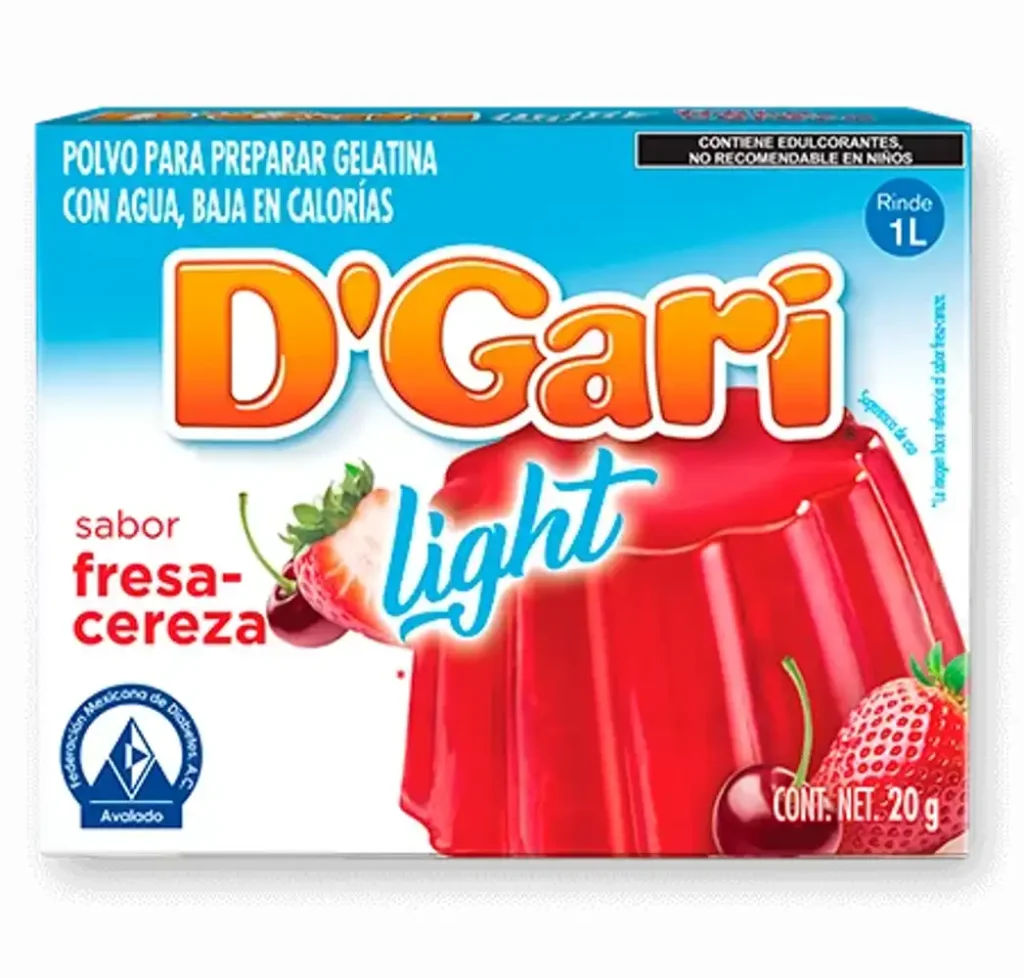 Gelatina DGari Light Fresa-Cereza