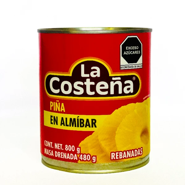 Piña en almíbar en rebanadas 800 g – Viko GO