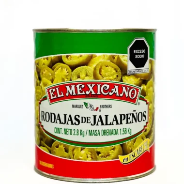 Rodajas de jalapeño 2.8kg