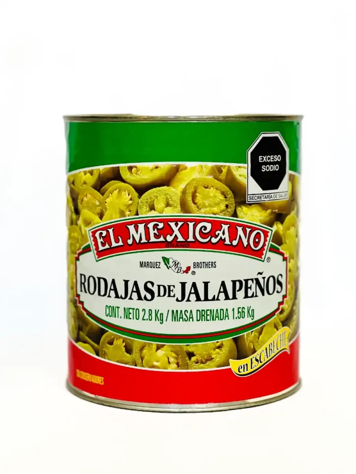 Rodajas de jalapeño 2.8kg