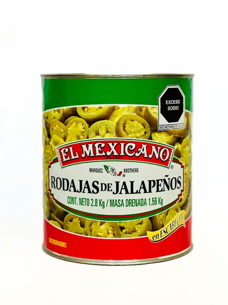 Rodajas de jalapeño 2.8kg
