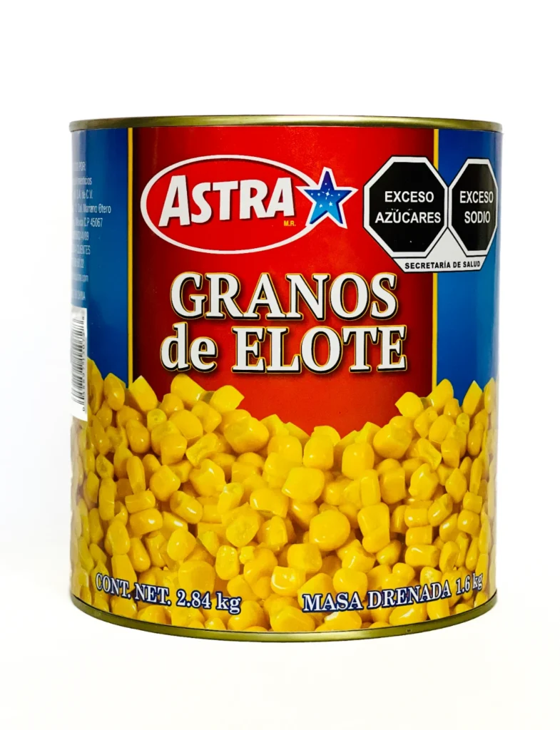 Granos de elote 3 kg