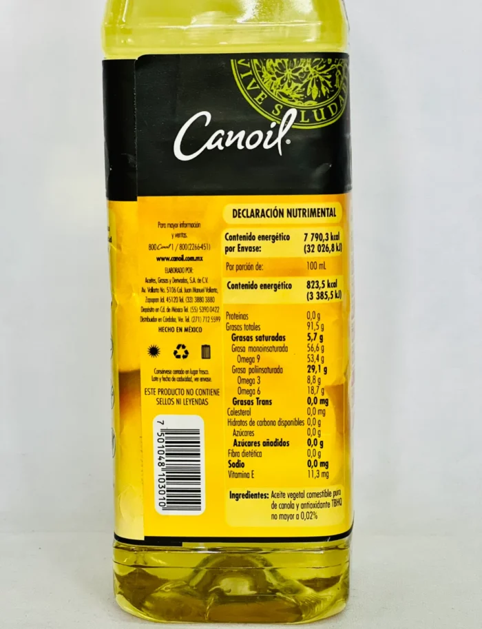 Aceite puro de Canola 946ml - Imagen 2
