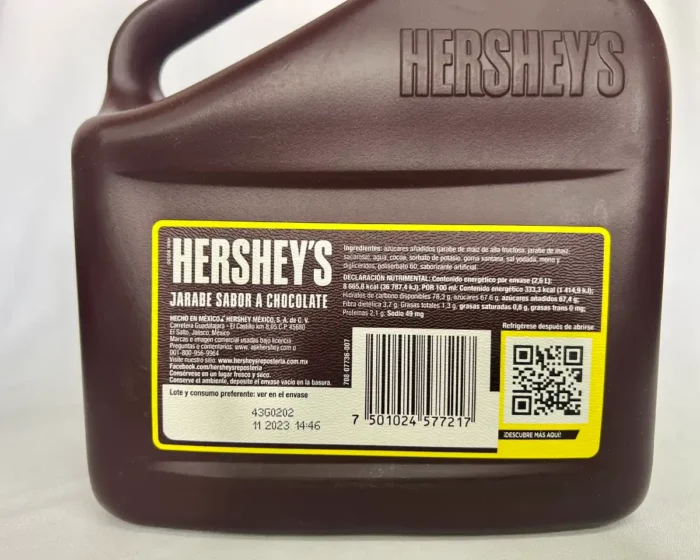 Jarabe sabor chocolate Hershey's  3.4kg - Imagen 2