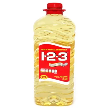 Aceite vegetal 1-2-3 3.785L