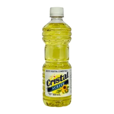 Aceite vegetal comestible Cristal 500ml