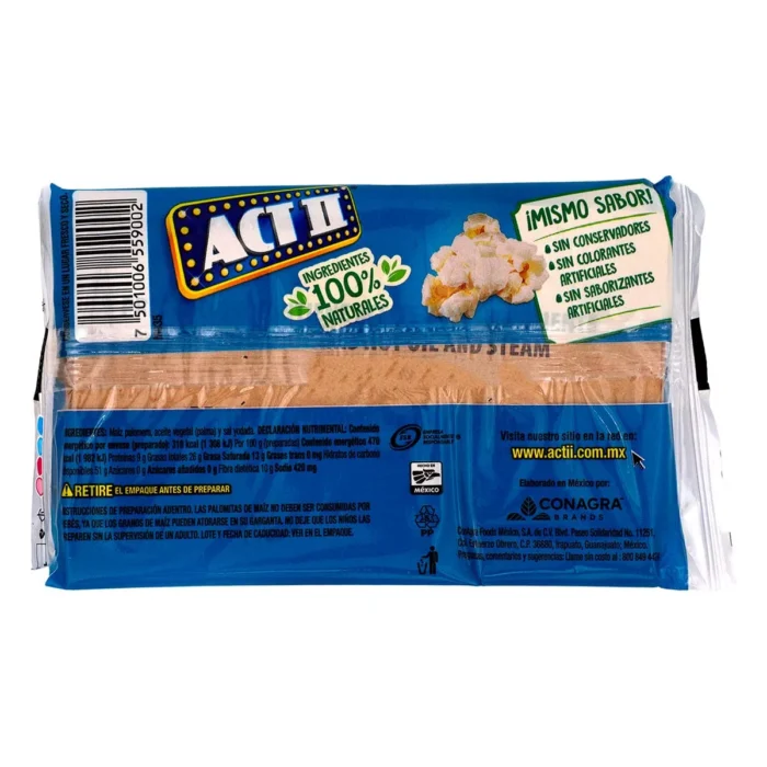 Palomitas sabor natural 80g - Imagen 2