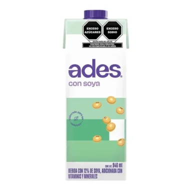 Leche de soya sabor natural 946ml