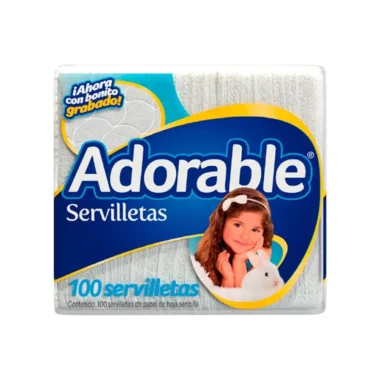 Servilleta Adorable 100pzs