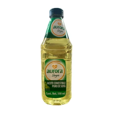 Aceite puro de soya Aurora 500ml