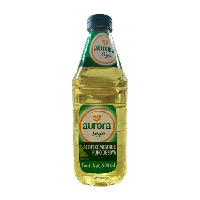 Aceite puro de soya Aurora 500ml
