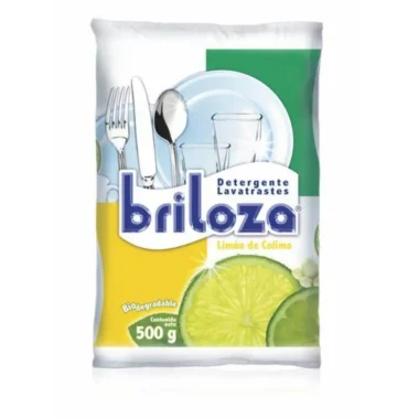 Detergente en polvo lavatrastes Briloza 500g