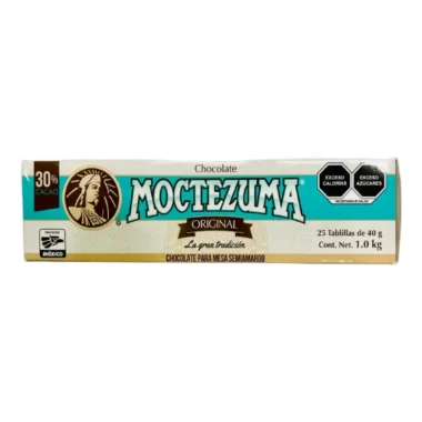 Chocolate Moctezuma semiamargo 1kg