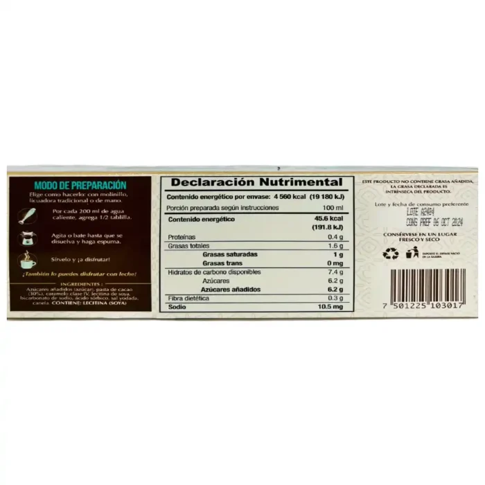 Chocolate Moctezuma semiamargo 1kg - Imagen 2