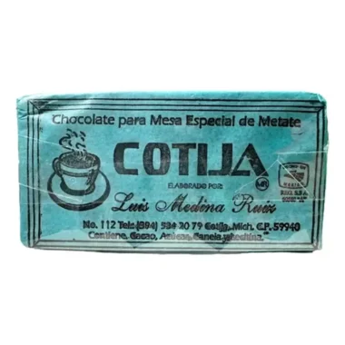 Chocolate Cotija azul