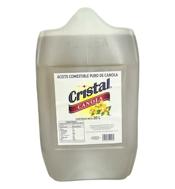 Aceite de canola Cristal 20L