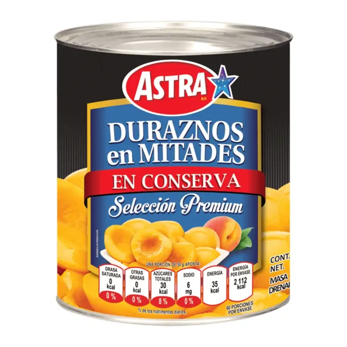 Duraznos en mitades 3kg