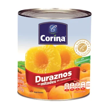 Duraznos en mitades 800g