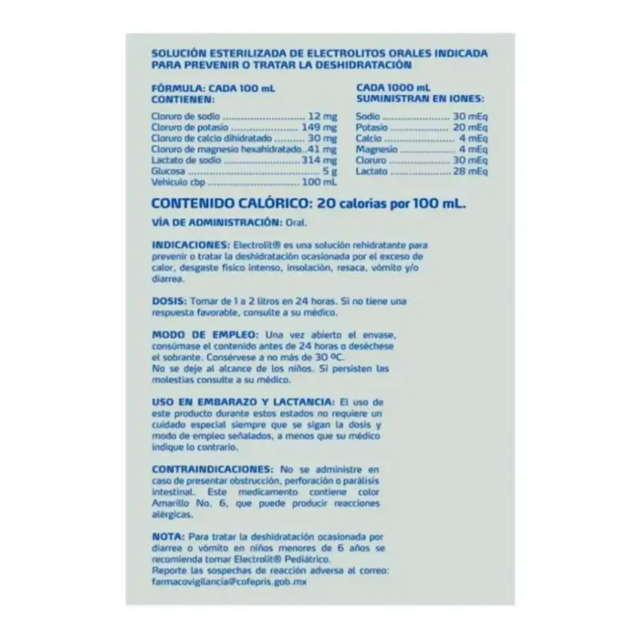 Electrolit Horchata 625 ml - Imagen 2