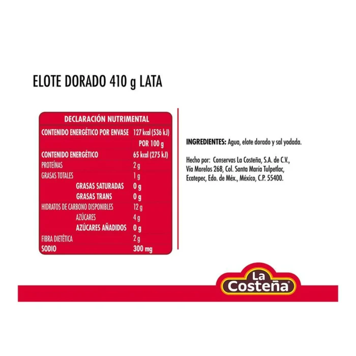 Elote dorado 410g - Imagen 2