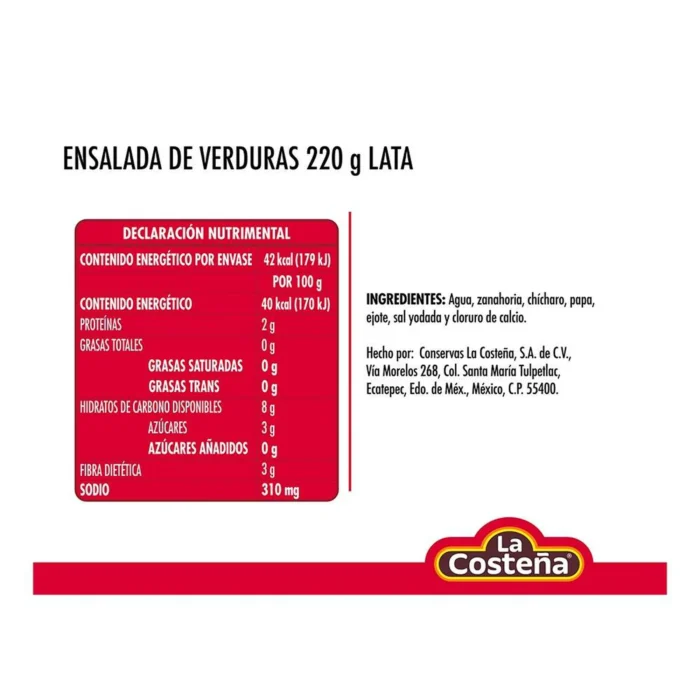 Ensalada de verduras 220g - Imagen 2