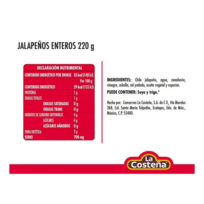 Jalapeños enteros 220g - Imagen 2