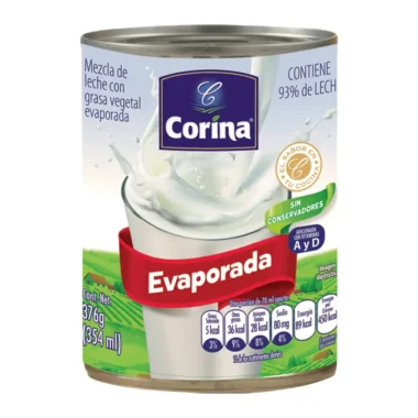 Leche evaporada 378g