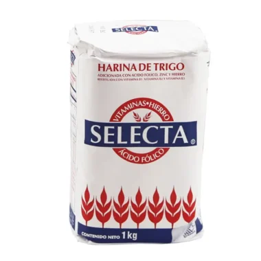 Harina Selecta empaqueta 1 kg
