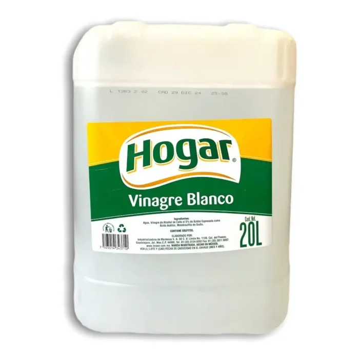 Vinagre blanco Hogar 20Lt