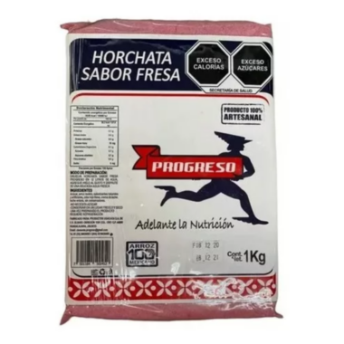 Horchata en polvo Fresa 1kg