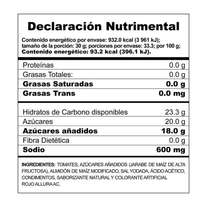 Salsa de tomate para aderezar Embasa 1kg - Imagen 2