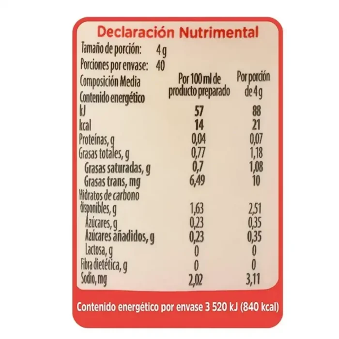 Coffee Mate 311g - Imagen 2