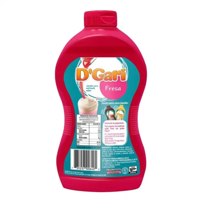 Jarabe de Fresa 590ml - Imagen 2