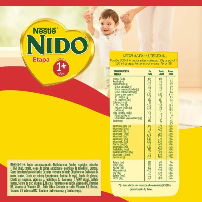 Leche Nido Kinder 1.4kg+360gr - Imagen 2