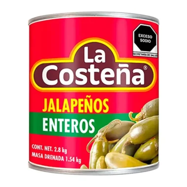Jalapeños enteros 2.8kg