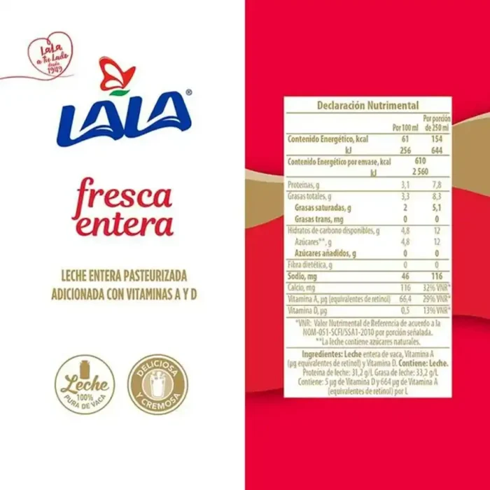 Leche entera 1L - Imagen 2