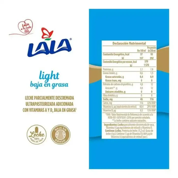 Leche light 1L - Imagen 2