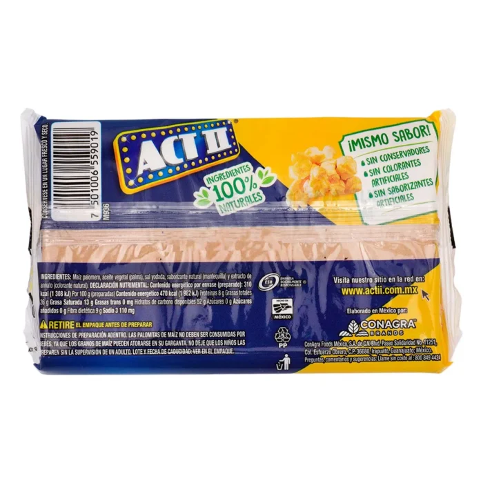 Palomitas sabor mantequilla 80g - Imagen 2