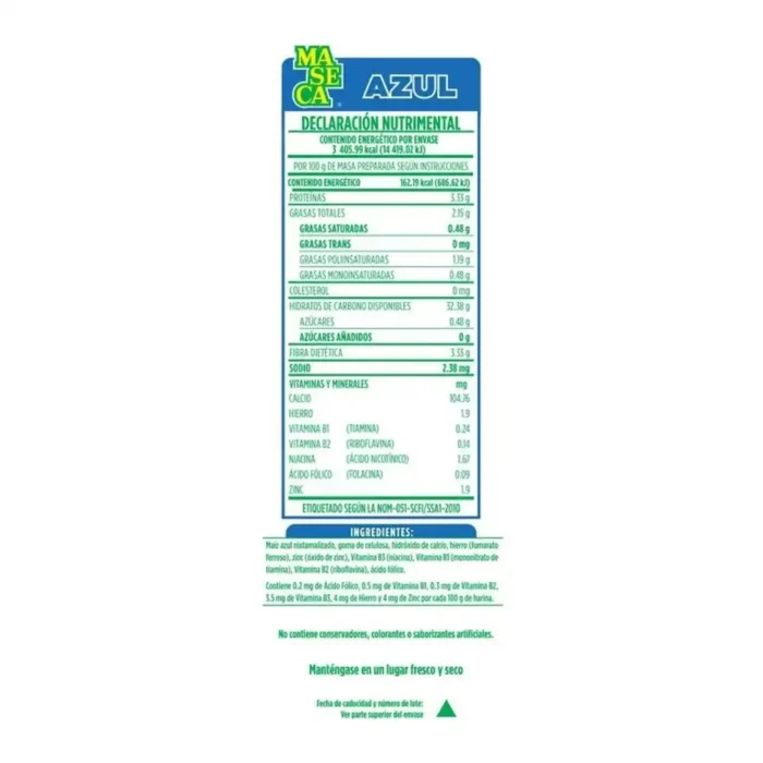 Maseca Azul 1kg - Imagen 2