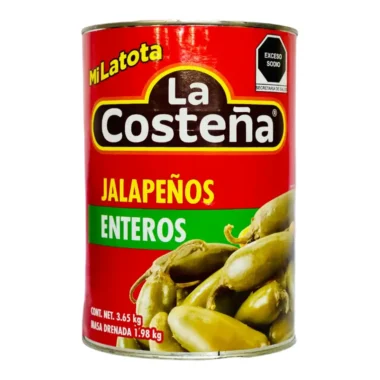 Jalapeños enteros 3.65kg