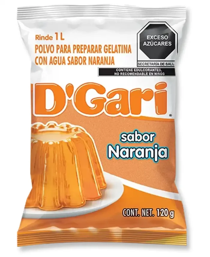 Gelatina DGari Naranja