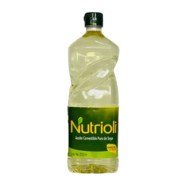 Aceite comestible puro de soya Nutrioli 890ml