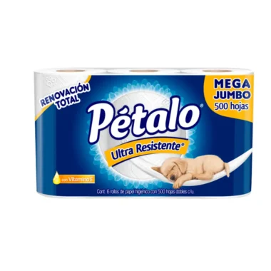 Papel higiénico Pétalo 600 hojas