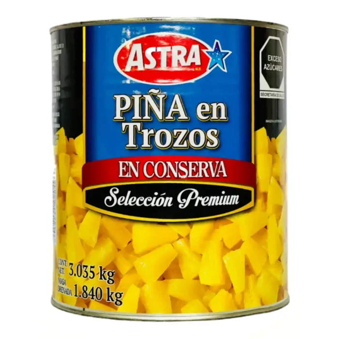 Piña en trozos 3.035 kg