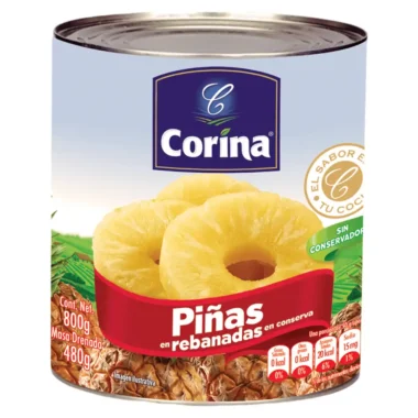 Piña en rebanadas 800g