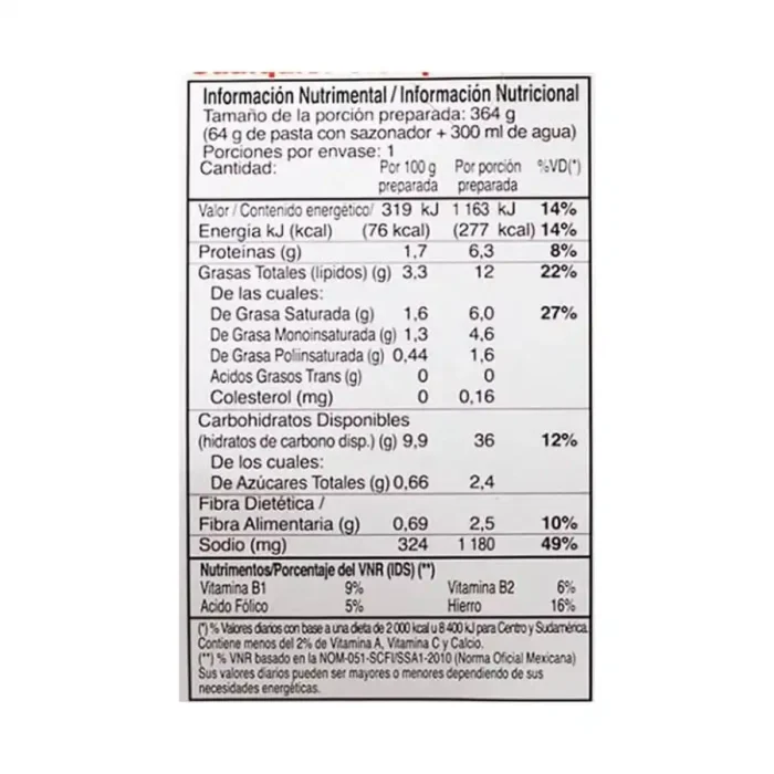 Maruchan sabor pollo 64g - Imagen 2